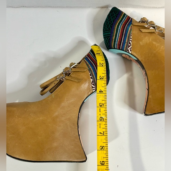 Taylor Says Hispanic Heritage Inspired Heelless Platform Light Brown Chili 7M - Picture 9 of 16